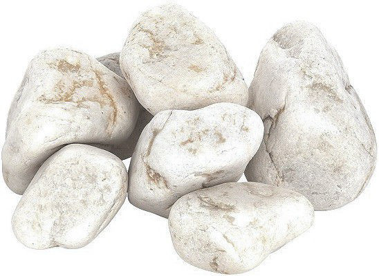 Фото товара Камни Белый кварцит (20 кг) . Изображение №1
