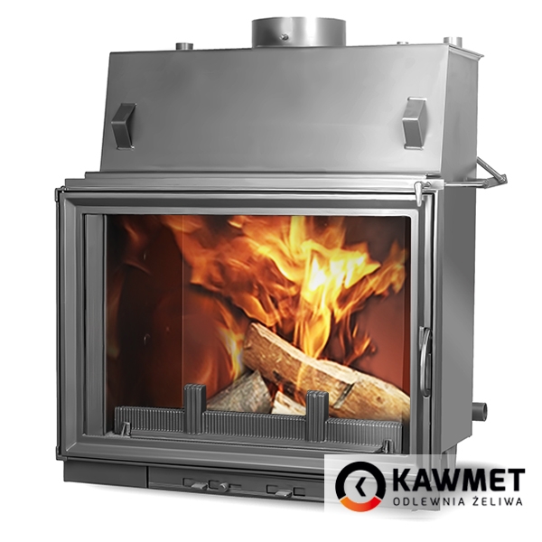 Каминная топка KawMet W7CO-25.3 кВт с водяным контуром